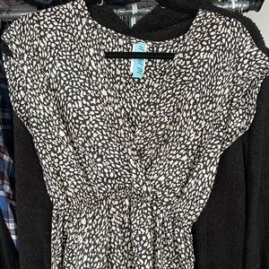 Black/cream printed dress from Francesca’s